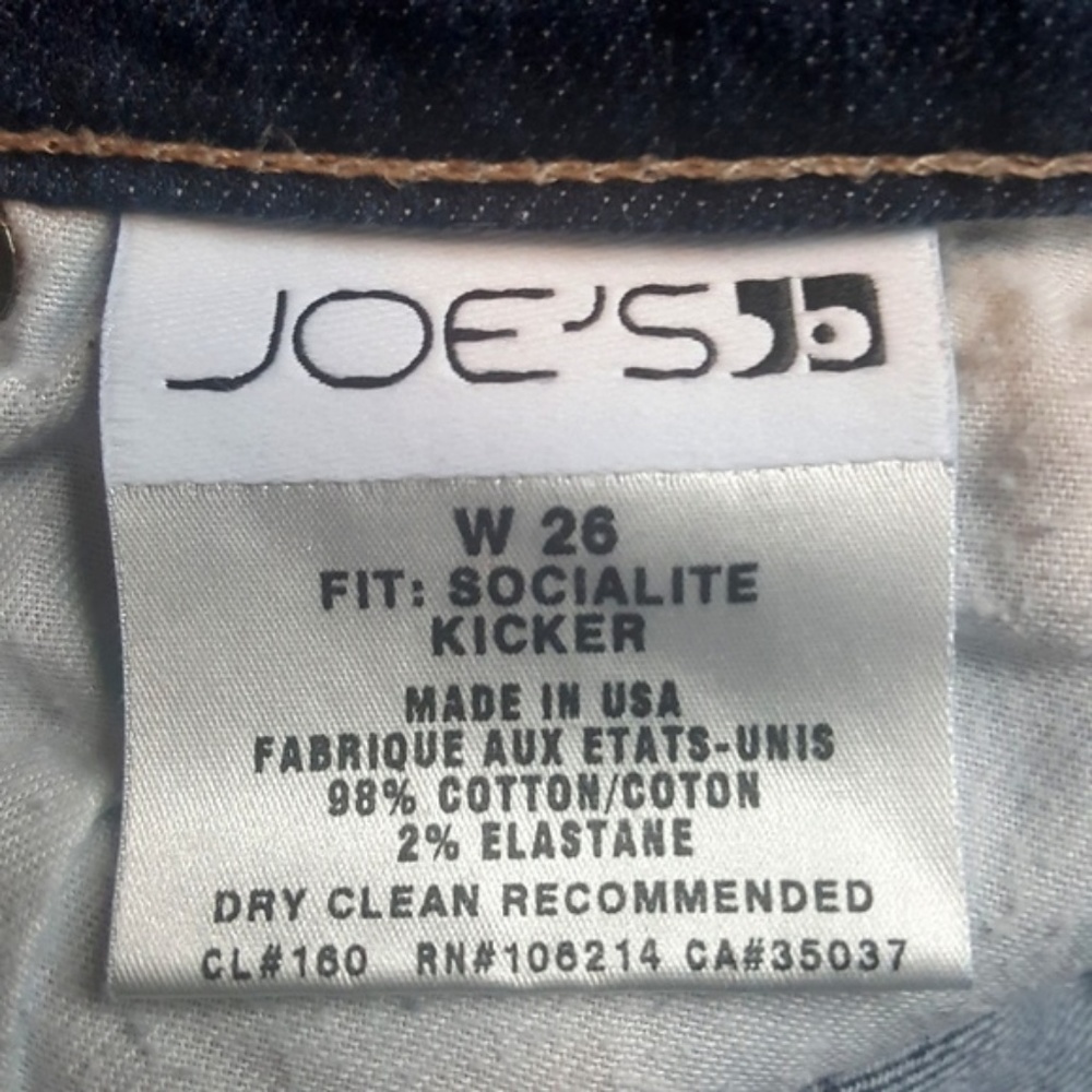 Joe’s Jeans Socialite Kicker Kennedy Wash Capris - Picture 6 of 7